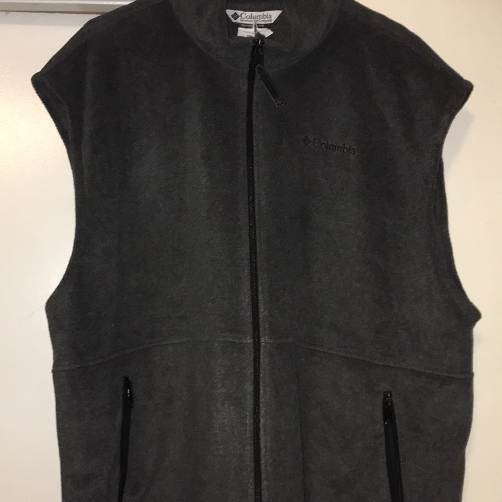 Columbia Sportswear - Zip-up Vest - charcoal grey